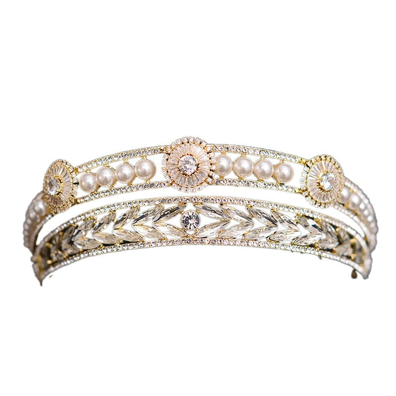 The Carrington Pearl Tiara | Replica Tiara European Tiara Pearl Jewelry