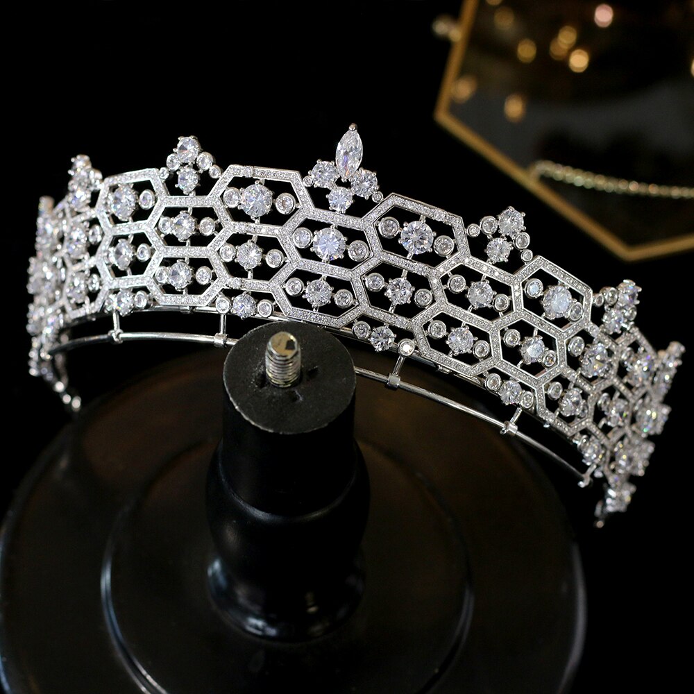 The Greville Tiara | Replica European Queen Tiara Crystal Party Bridal Jewels