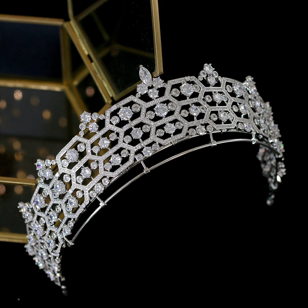 The Greville Tiara | Replica European Queen Tiara Crystal Party Bridal Jewels