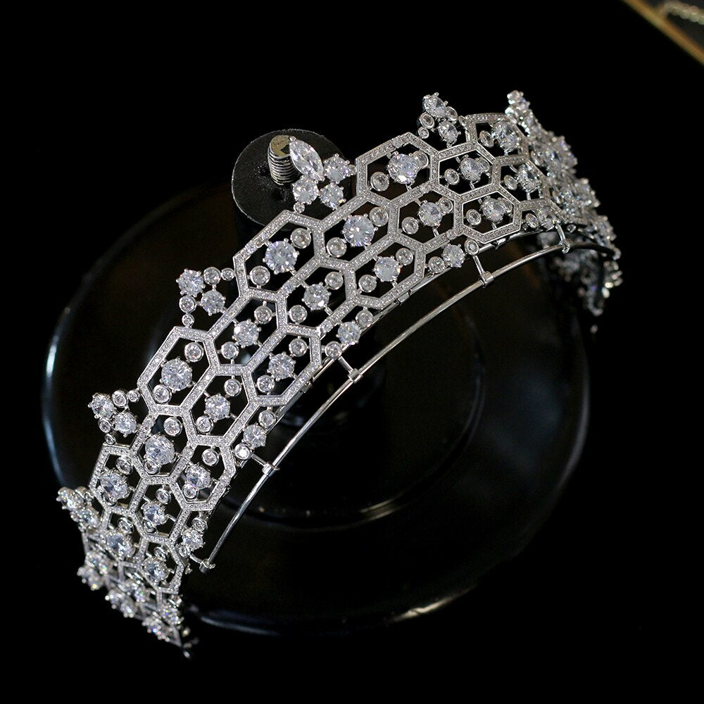 The Greville Tiara | Replica European Queen Tiara Crystal Party Bridal Jewels