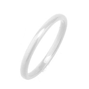 Stackable Colorful 2mm Smooth Ceramic Rings For Women