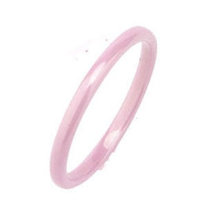 Stackable Colorful 2mm Smooth Ceramic Rings For Women