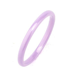 Stackable Colorful 2mm Smooth Ceramic Rings For Women